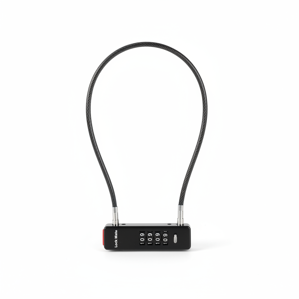 Lock Mate Keyless Combination Cable Lock